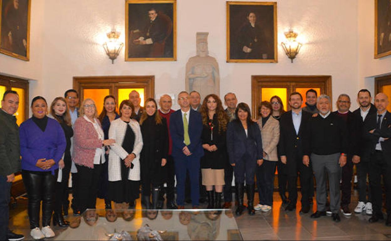 Diputados de Guanajuato, en la Universidad de Salamanca. 