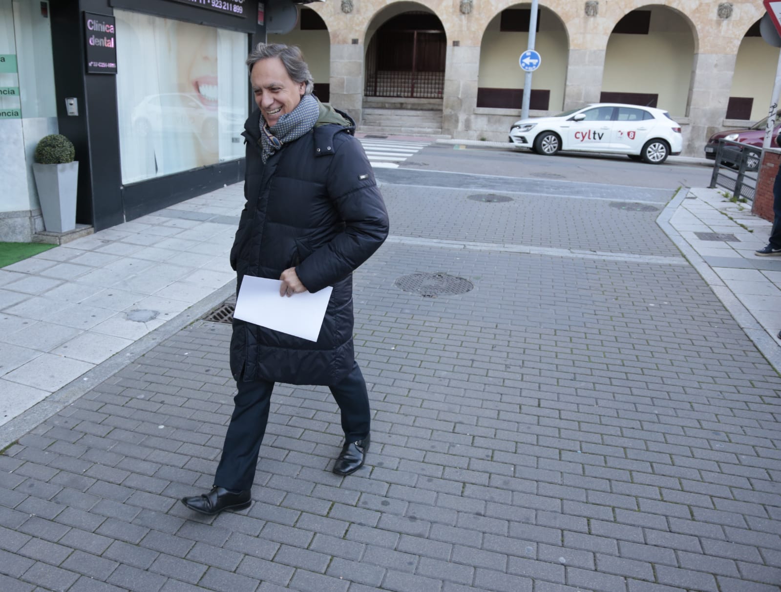 Carbayo en la reunión para candidato a la Alcaldía de Salamanca. 