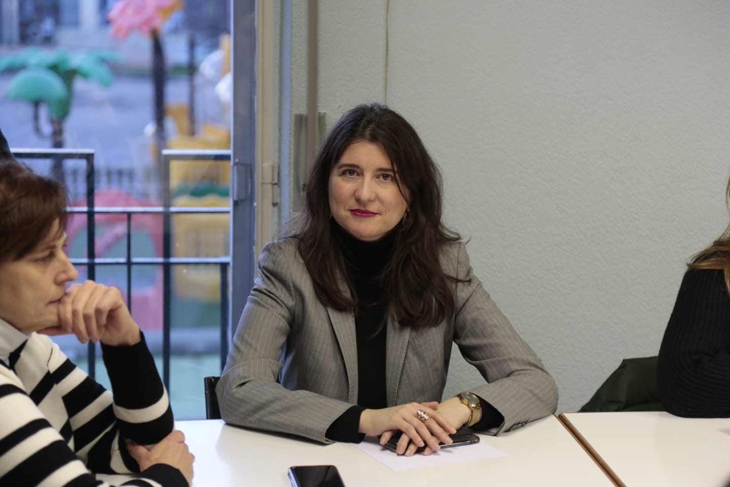 Carbayo en la reunión para candidato a la Alcaldía de Salamanca. 