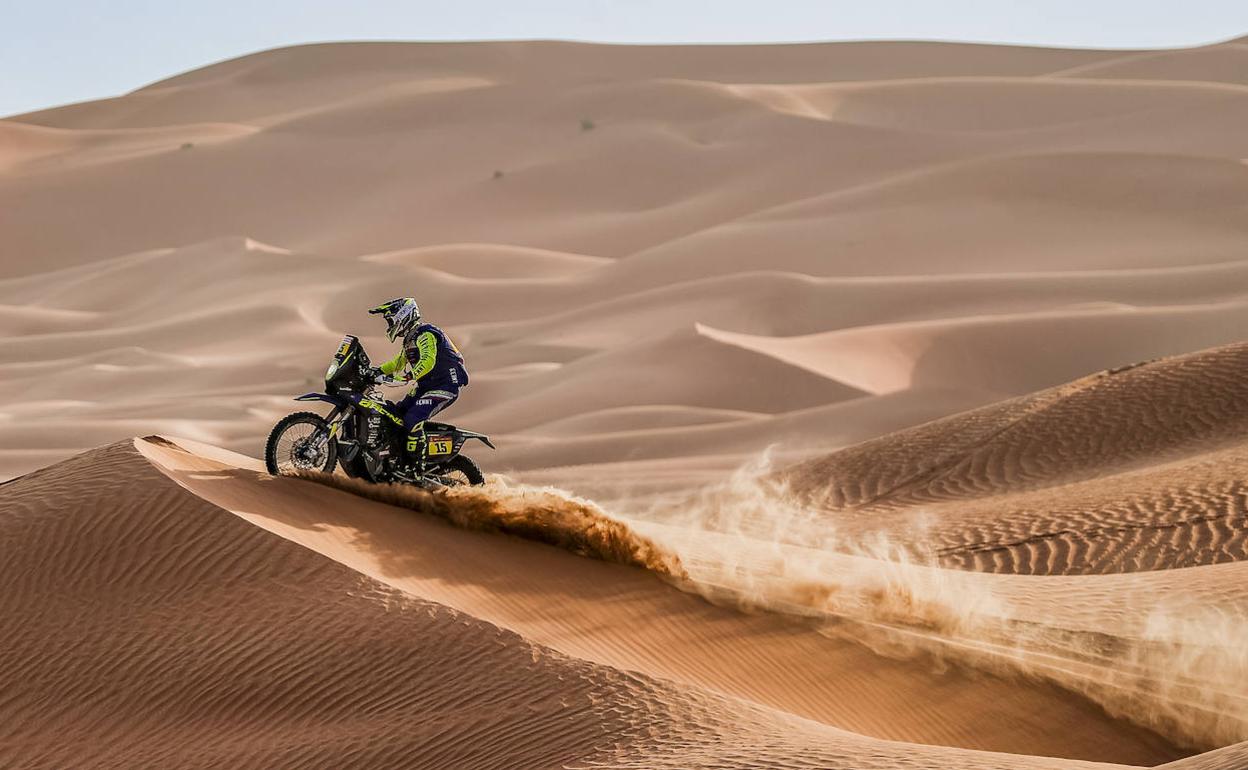 Santolino, sobre las dunas.