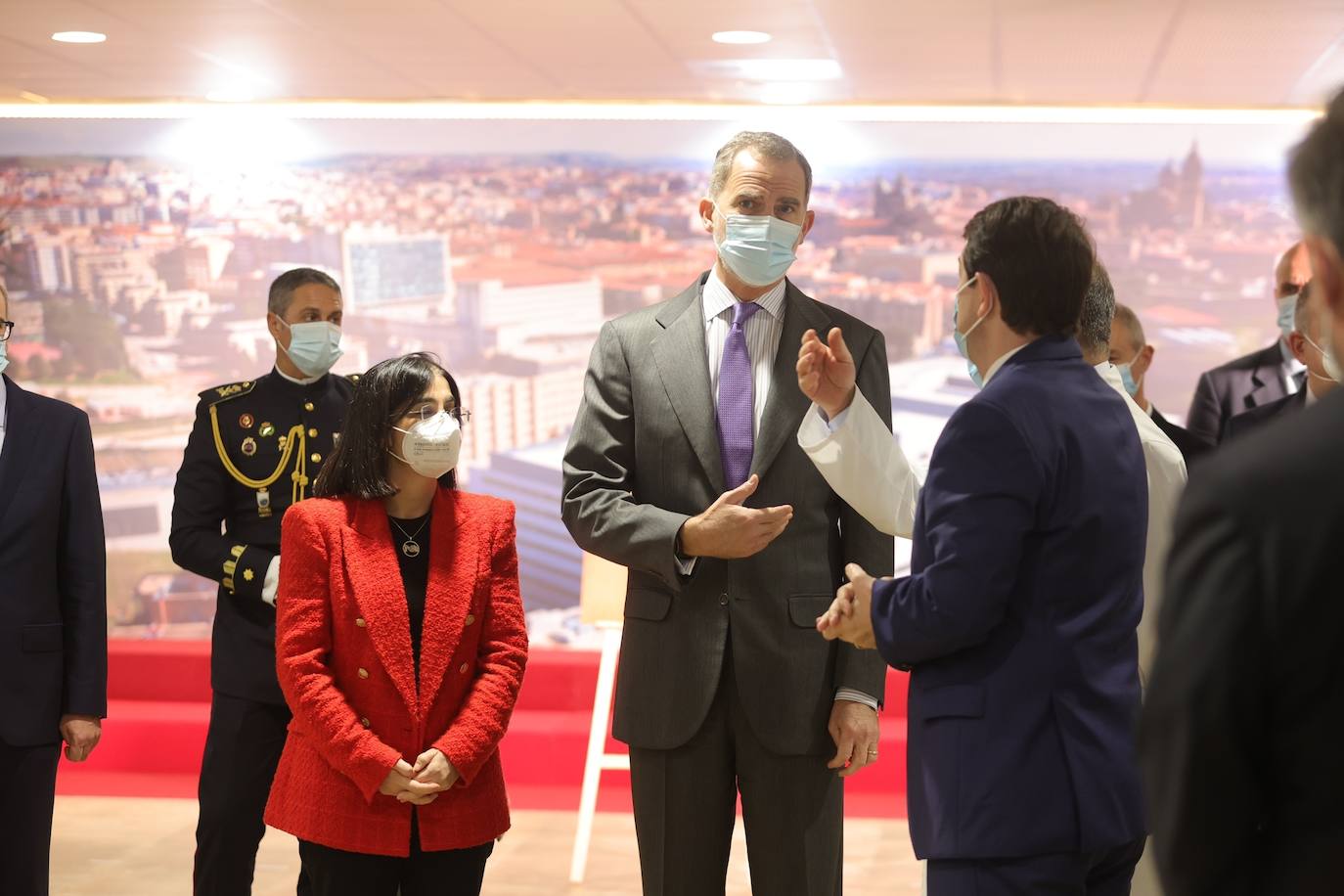 Fotos: El Rey conoce el nuevo hospital de Salamanca