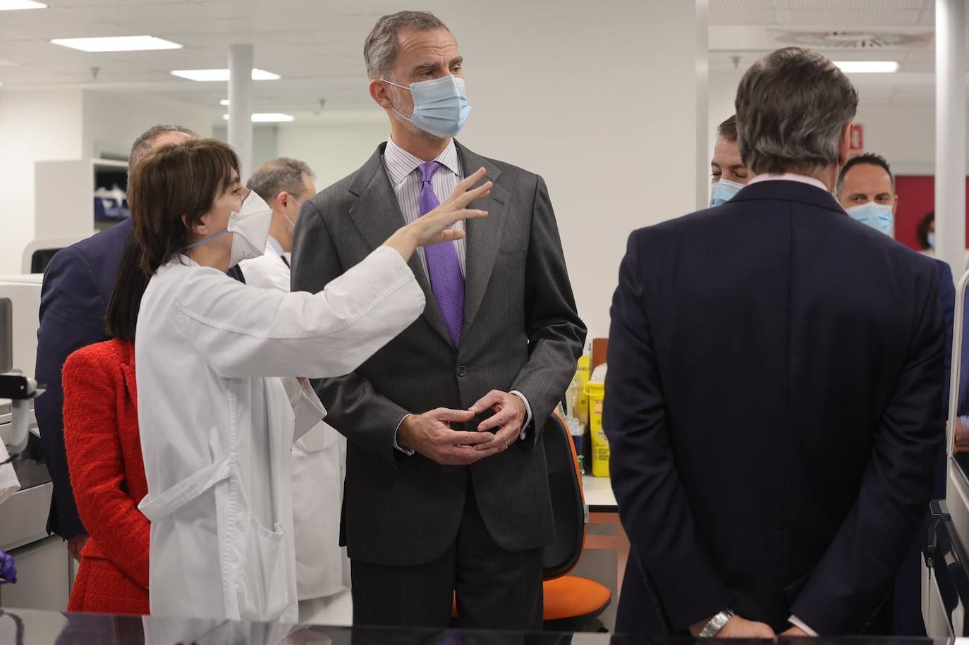 Fotos: El Rey conoce el nuevo hospital de Salamanca