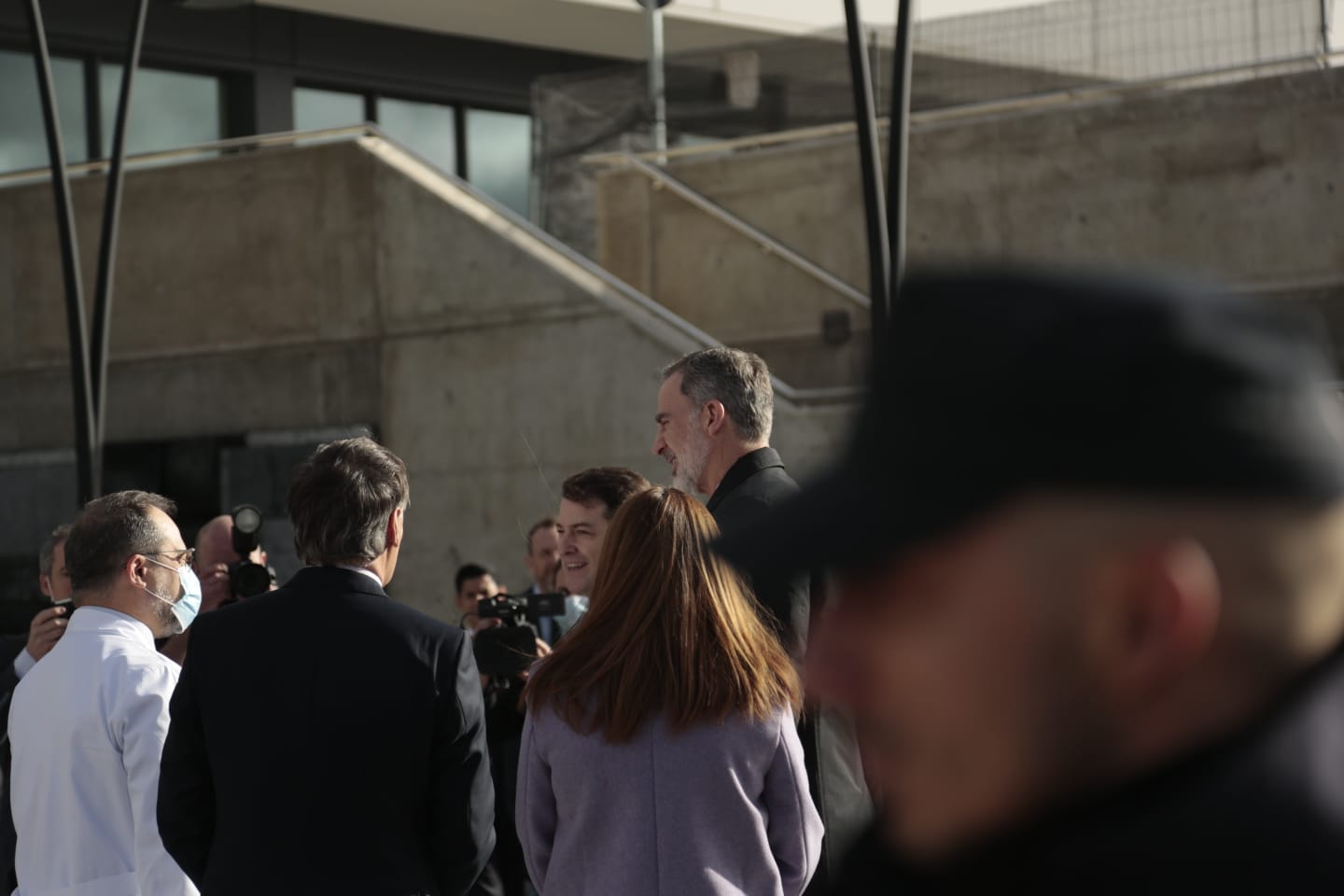 Fotos: Salamanca recibe al Rey Felipe VI en su visita al hospital de Salamanca