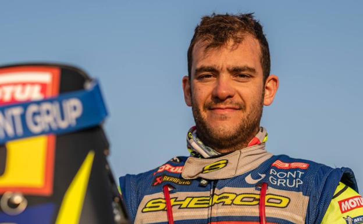 El piloto salmantino de Sherco, Lorenzo Santolino.