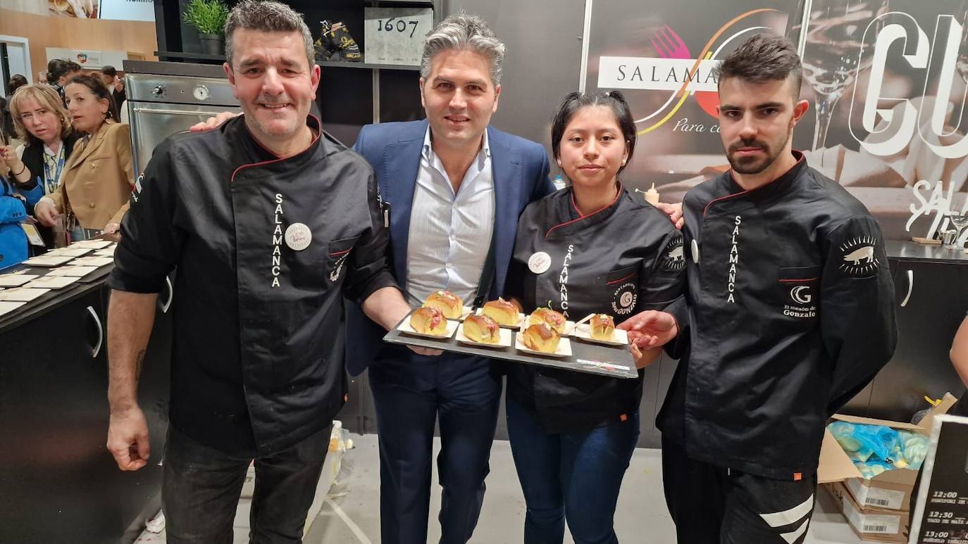 Fotos: Salamanca protagoniza la primera jornada de Madrid Fusión mostrando productos de la tierra y el cerdo ibérico