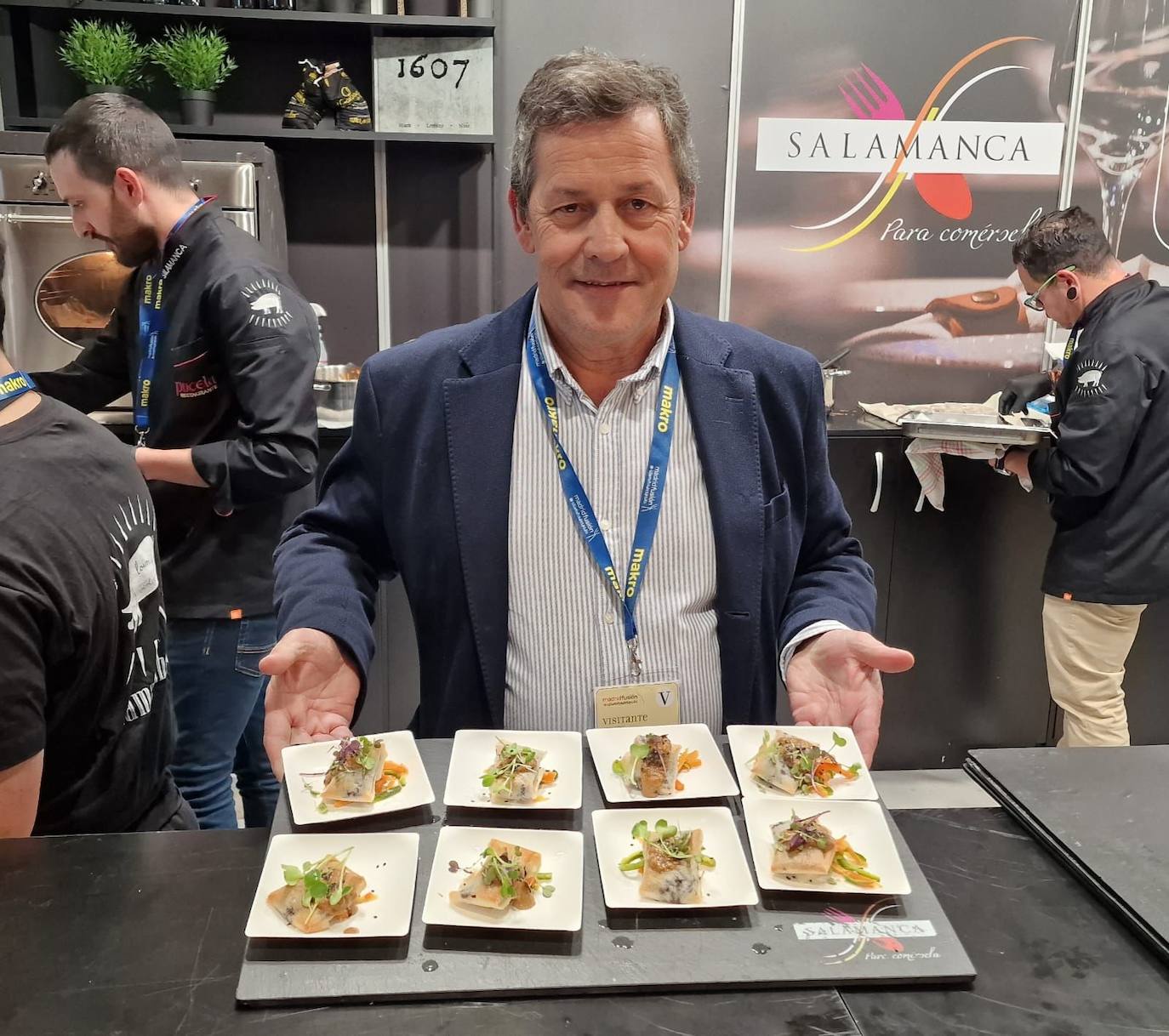 Fotos: Salamanca protagoniza la primera jornada de Madrid Fusión mostrando productos de la tierra y el cerdo ibérico