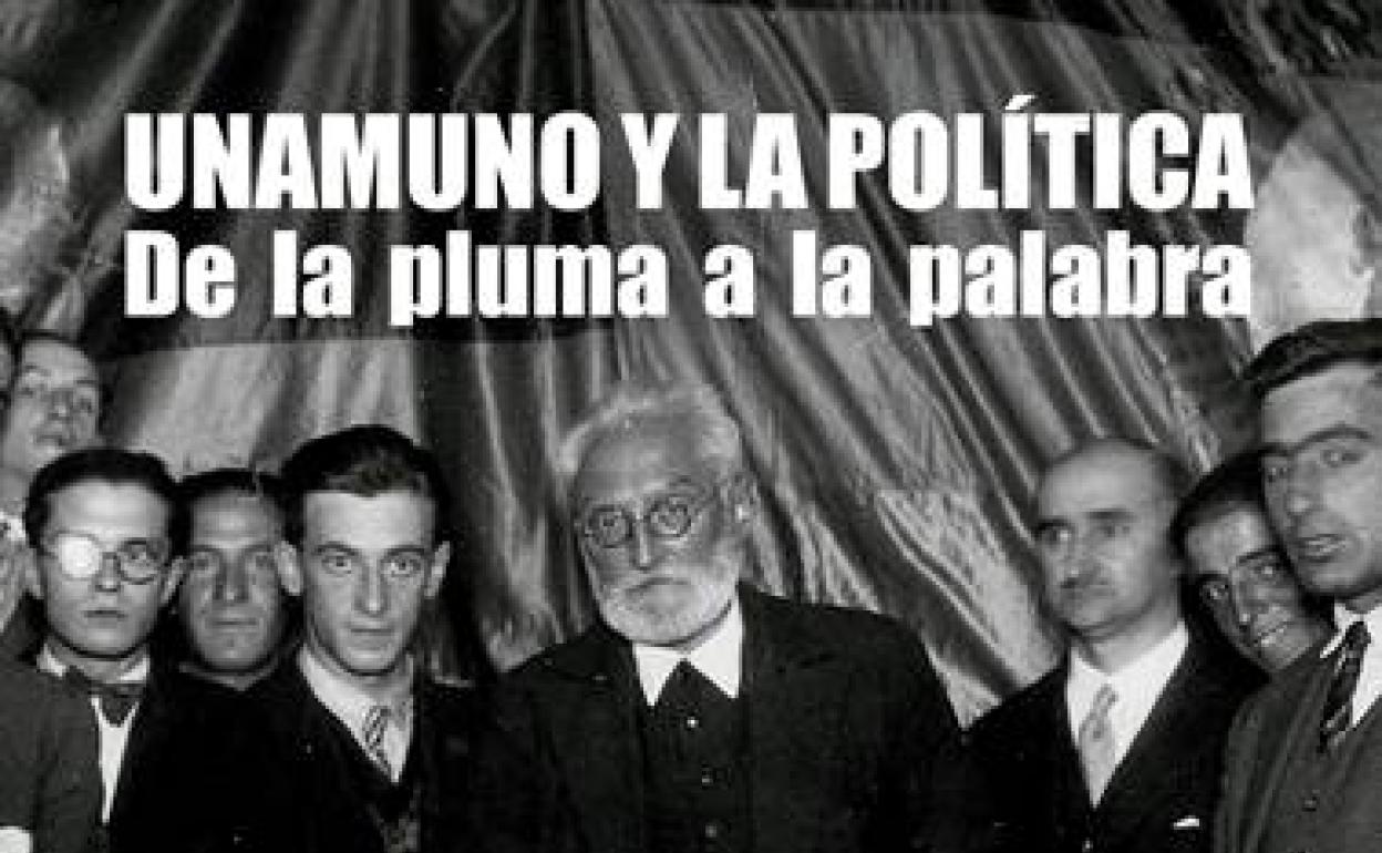 Portada del nuevo libro editado por la Usal 'Unamuno y la política. De la pluma a la palabra'.