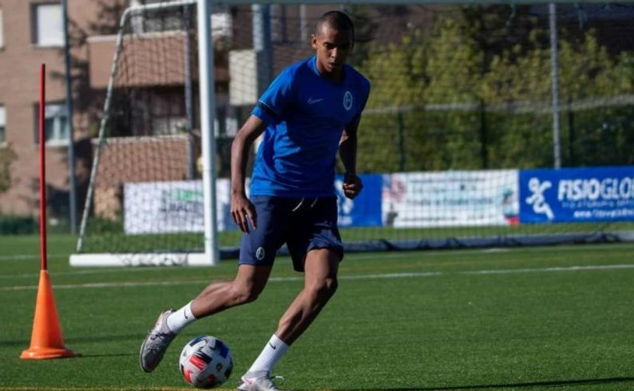 Nabil, con el Rayio Majadahonda. 
