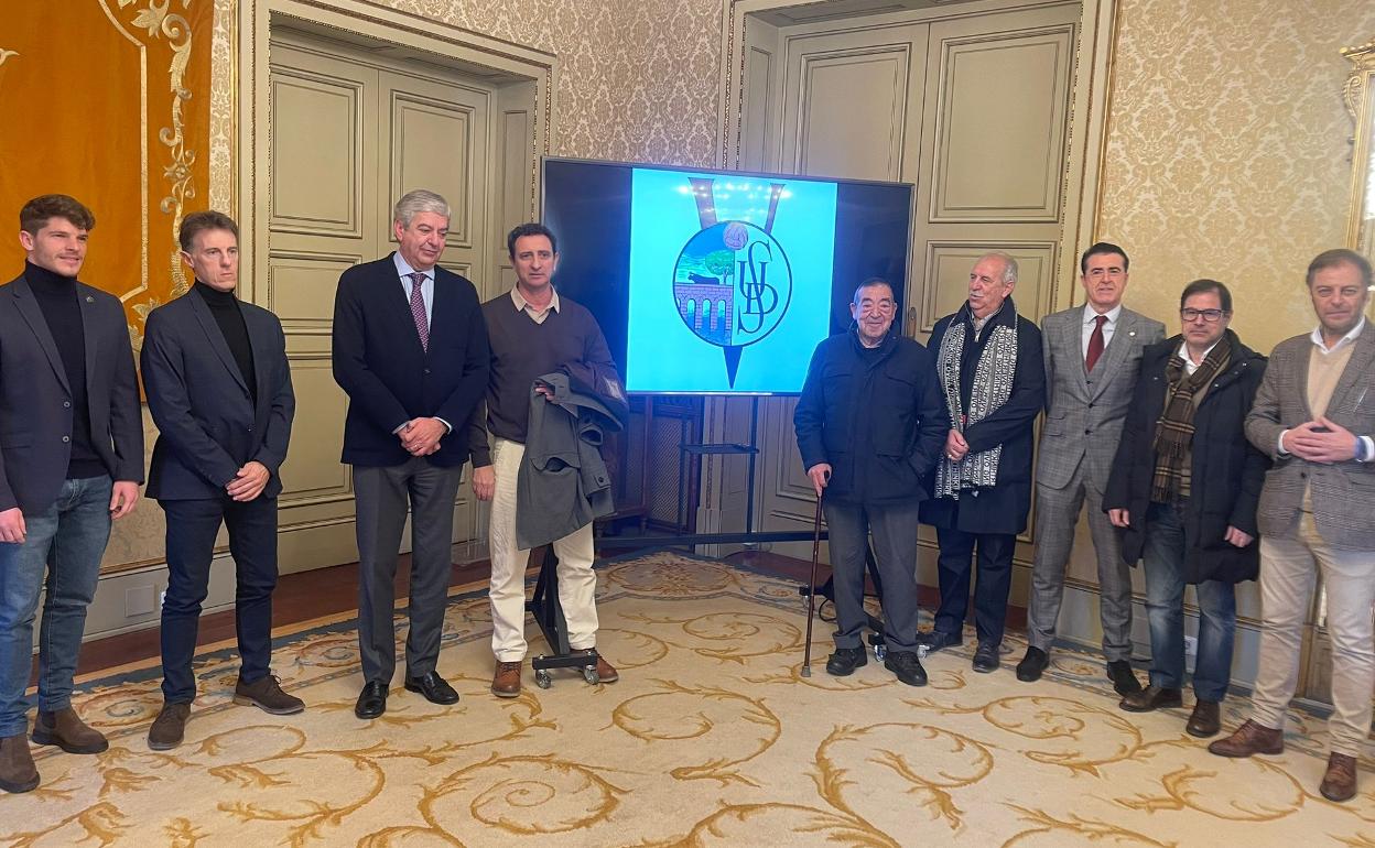 Recepción a los Veteranos de la UDS en el Ayuntamiento de Salamanca.