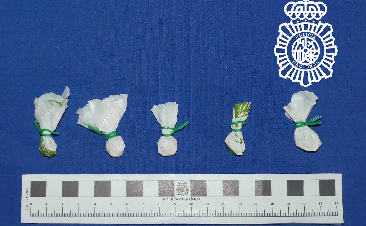 Policia Nacional en Salamanca. 