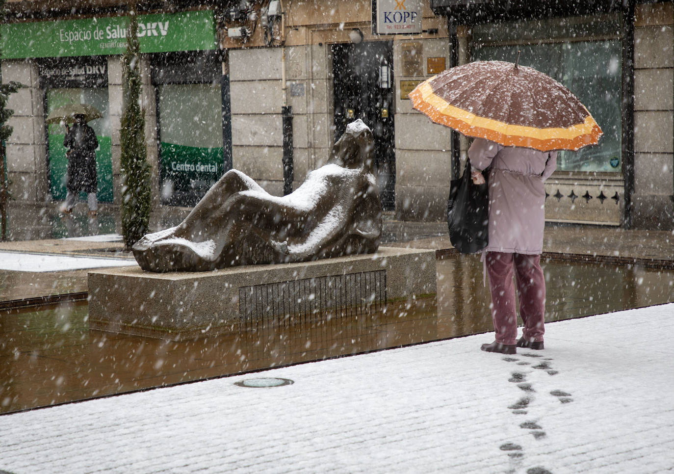 Fotos: Copiosa nevada en Salamanca capital