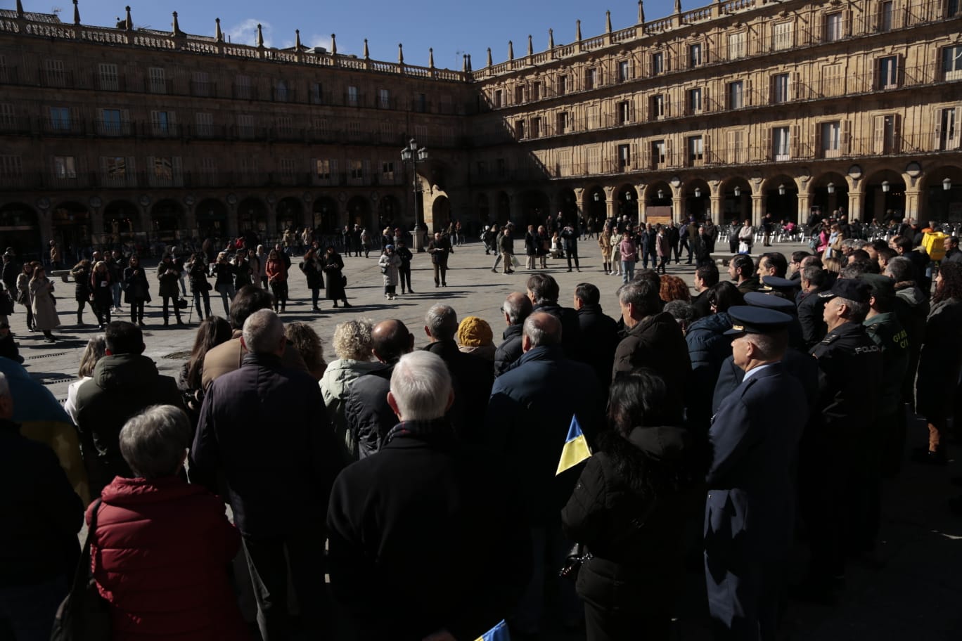 Fotos: Salamanca homenajea a las víctimas que huyen de la guerra en Ucrania