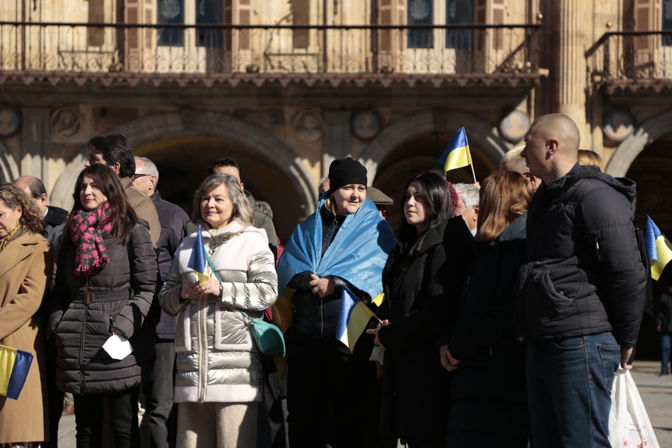 Fotos: Salamanca homenajea a las víctimas que huyen de la guerra en Ucrania