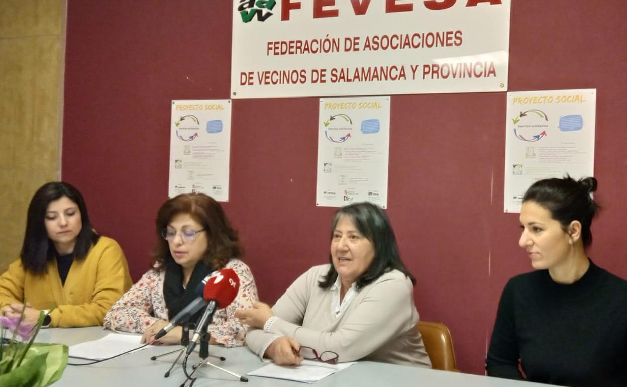 Participantes en la presentación del proyecto en la sede de Fevesa en Salamanca.