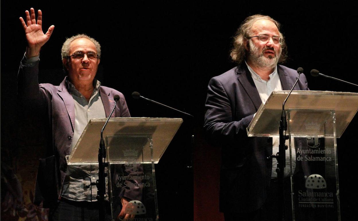 Los poetas Sadoun y Alencart. 