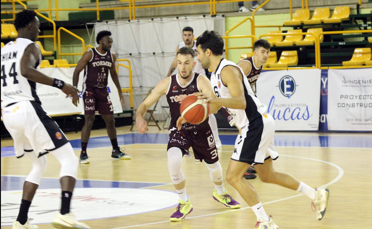 Imagen de archivo de un partido del CB Tormes. 