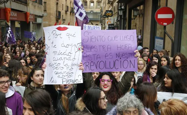 Manifestación del 8 de marzo en Salamanca