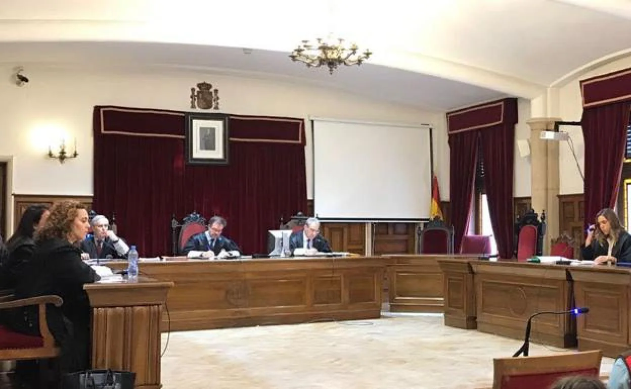 Imagen de archivo de un juicio en la Audiencia de Salamanca.