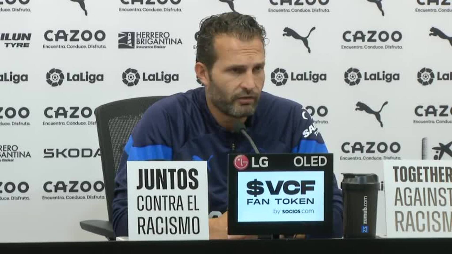Baraja cree que la sanción al Valencia es "desproporcionada e injusta" y pide respeto para su afición