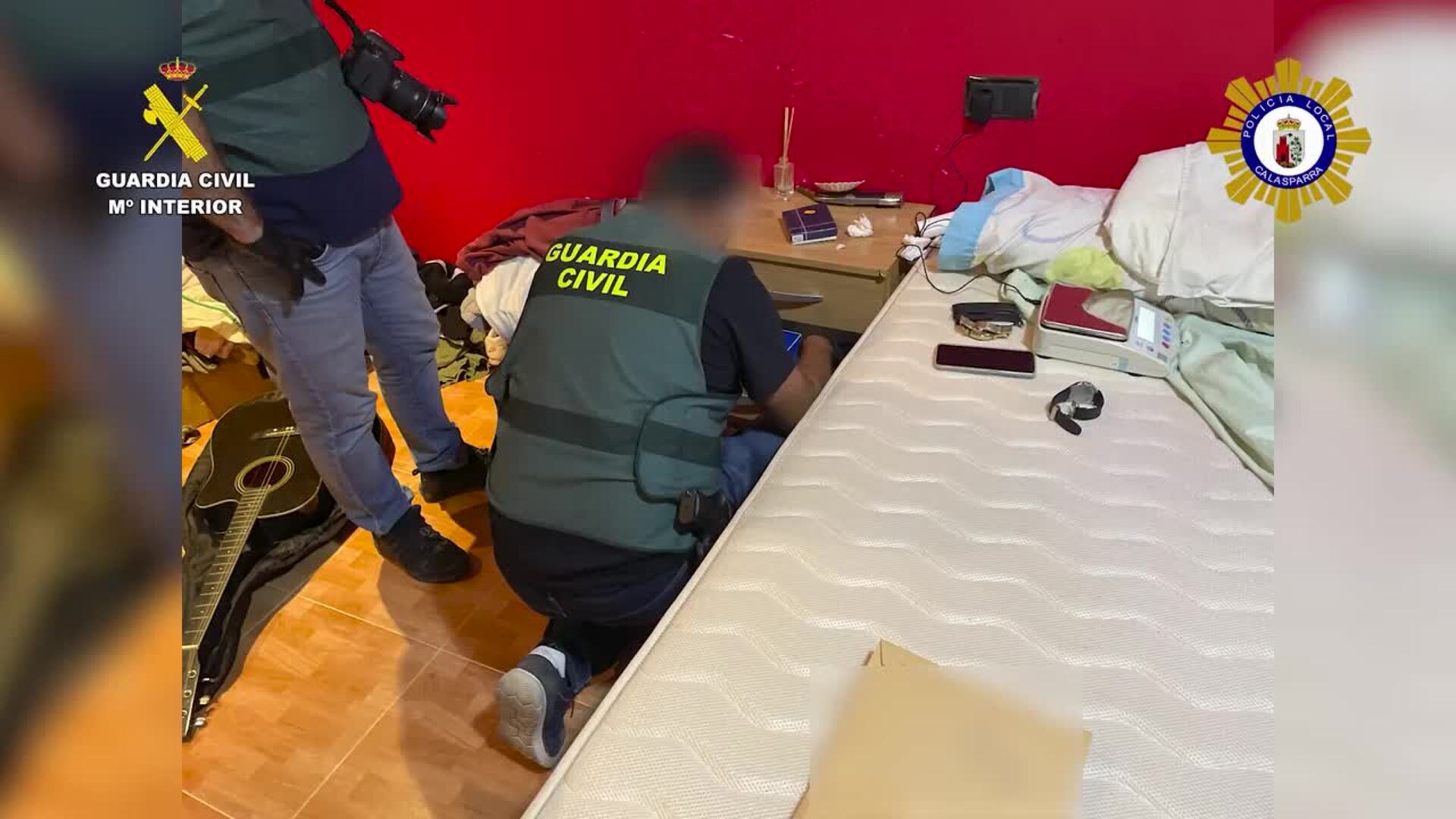 Desmantelado un punto de manipulación y venta de cocaína en Calasparra (Murcia)