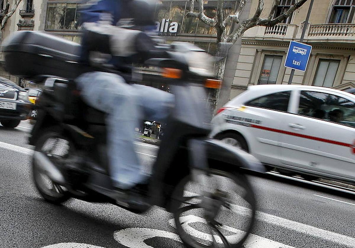 Un ciclomotor, en una imagen de archivo.