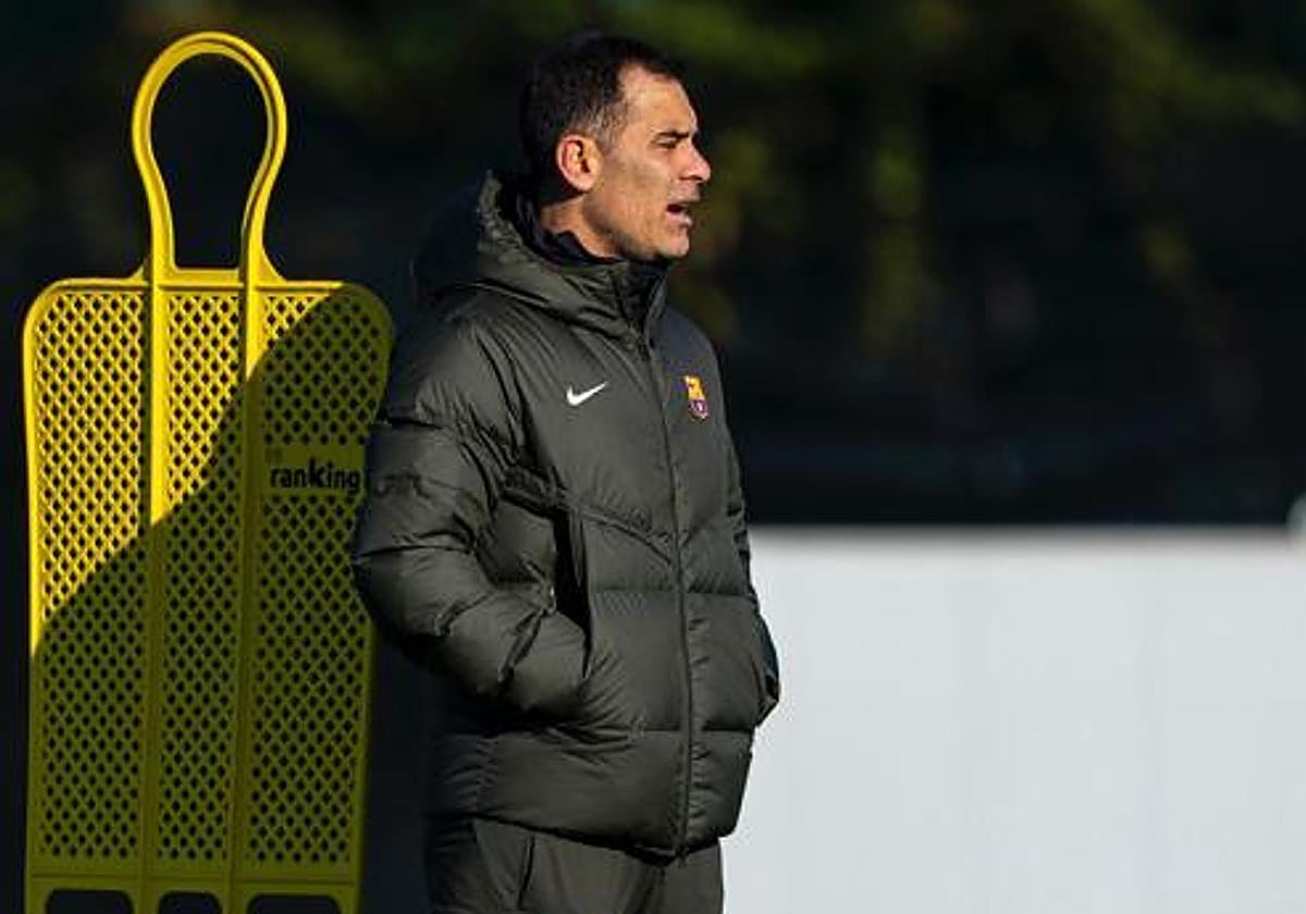 Rafa Márquez, técnico del filial del Barcelona.