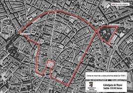 Cortes de tráfico y desvíos de la Cabalgata de Reyes en Salamanca