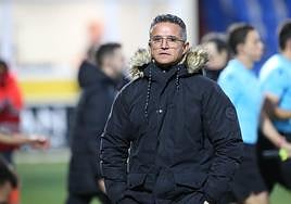 Dani Ponz en un partido anterior.