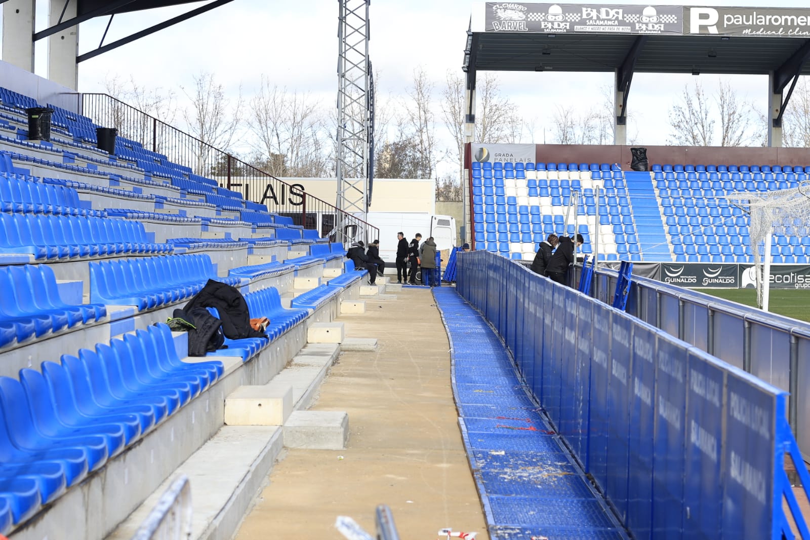 El Reina Sofía ya luce con las gradas supletorias para la Copa