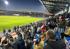 Preferencia y grada de animación del Reina Sofía ante el Villarreal.