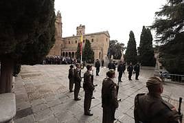 Un momento del acto en la plaza del Concilio de Trento