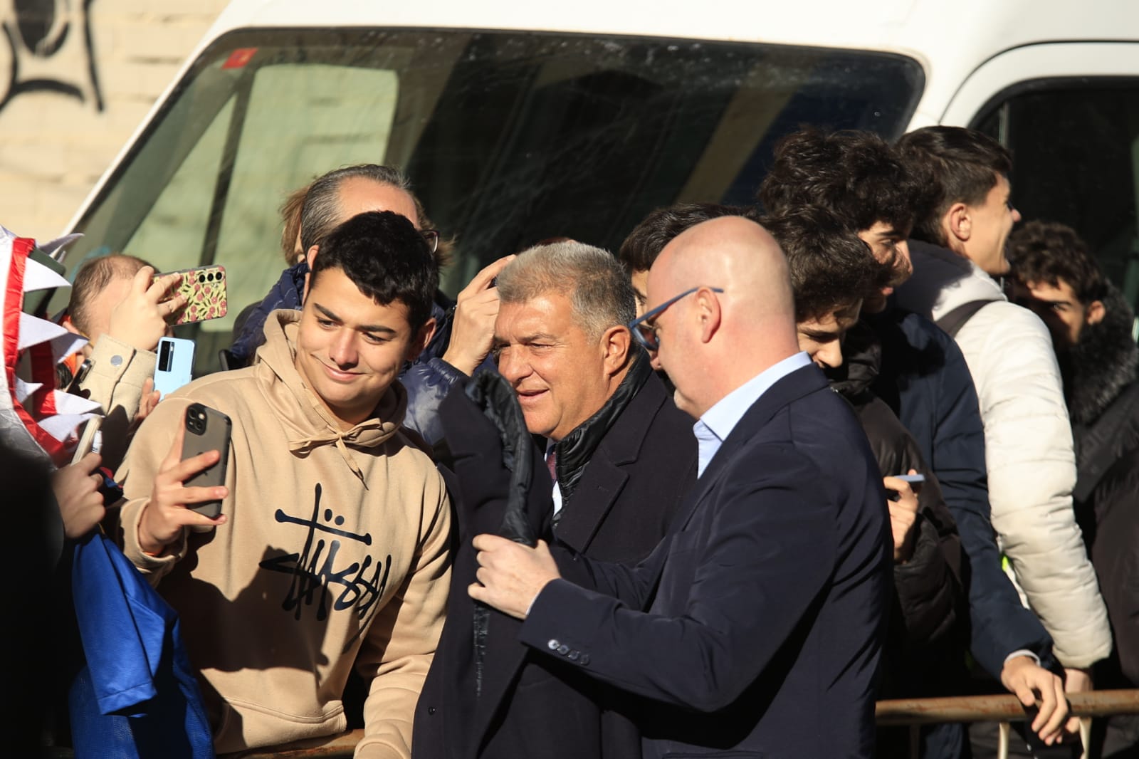 Locura ante la llegada del FC Barcelona en Salamanca