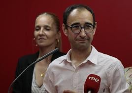 Imagen de archivo de David Serrada en un acto de campaña.