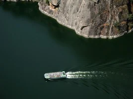 Imagen del crucero por el Parque Natural Arribes del Duero salmantino.