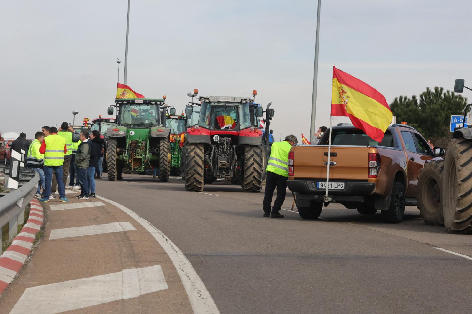 La tractorada de Salamanca, en imágenes