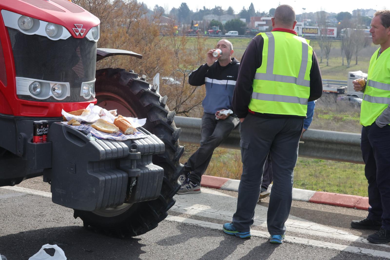 La tractorada de Salamanca, en imágenes