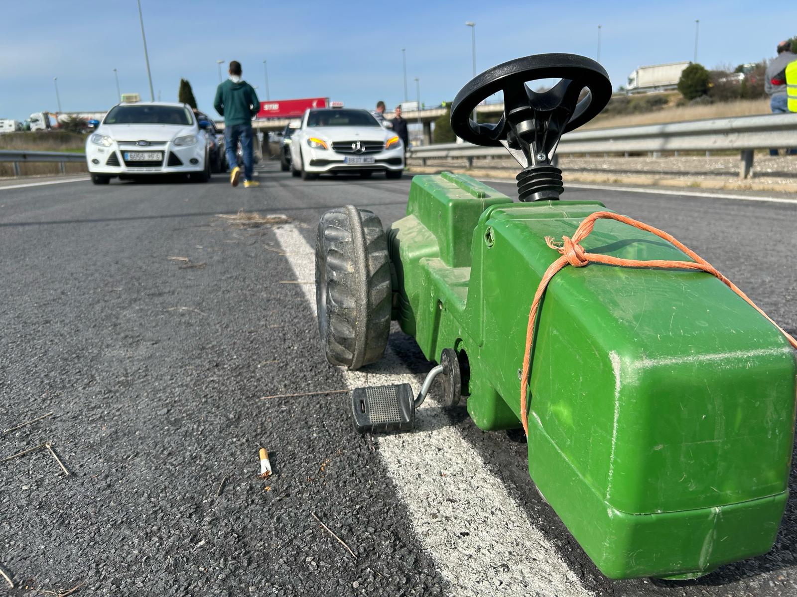 La tractorada de Salamanca, en imágenes