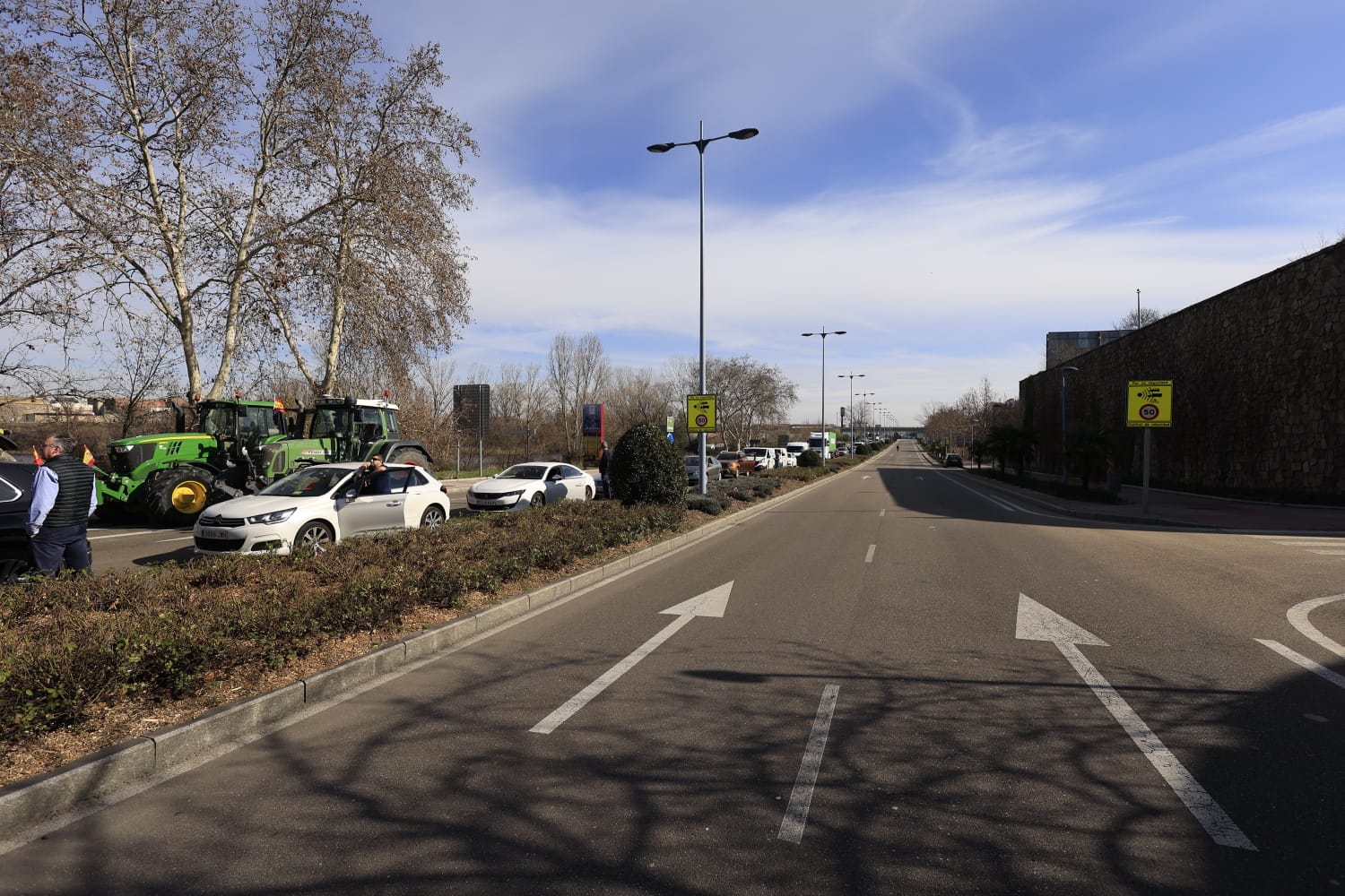 La tractorada de Salamanca, en imágenes