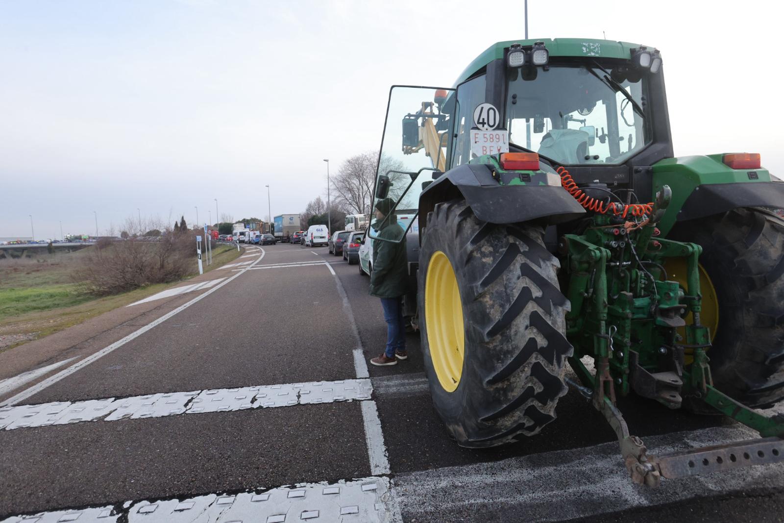 La tractorada de Salamanca, en imágenes