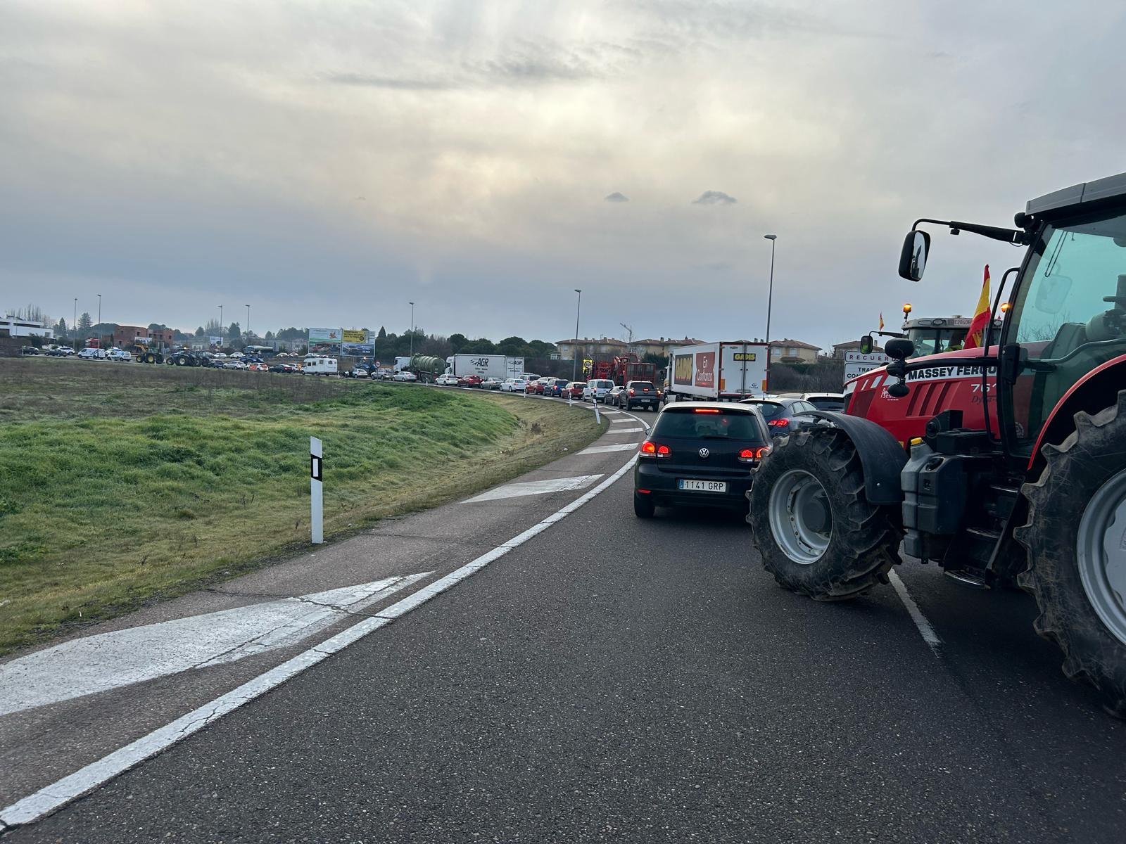 La tractorada de Salamanca, en imágenes