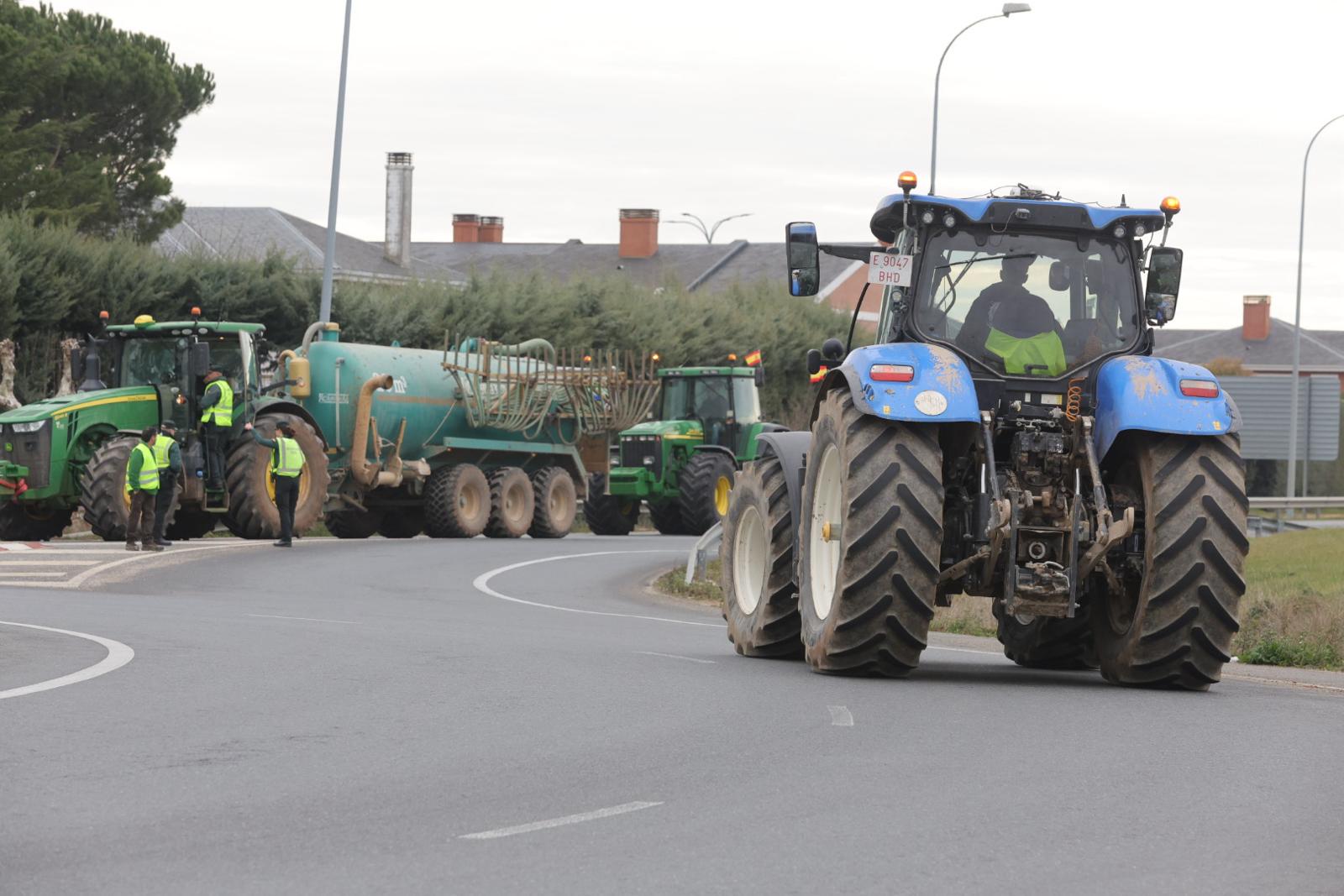 La tractorada de este miércoles en Salamanca, en imágenes