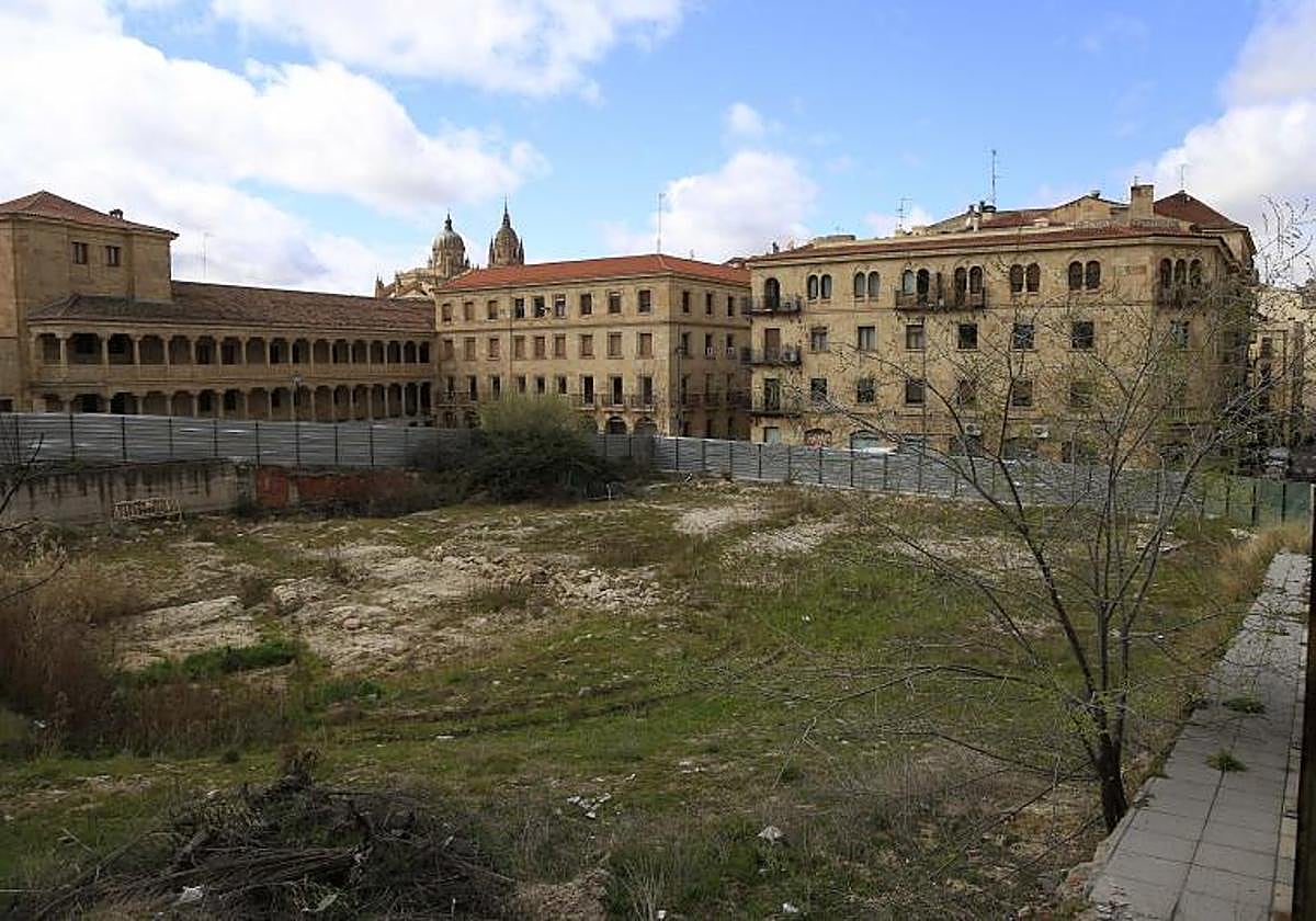 Solar en el que se asentaba el antiguo teatro Bretón.