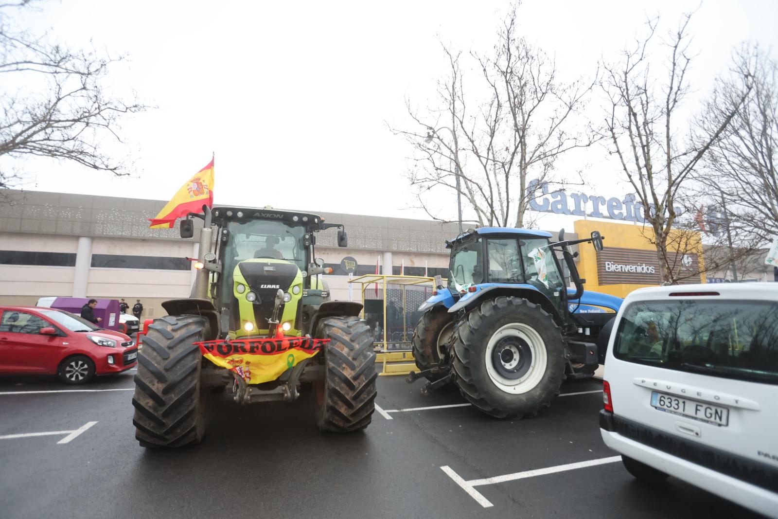 Nuevas protestas de los agricultores salmantinos