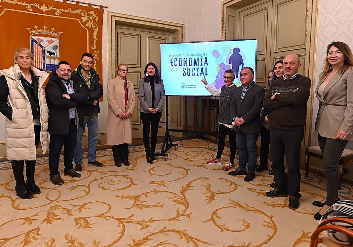 Rueda de prensa del balance de actuaciones de la economía social.