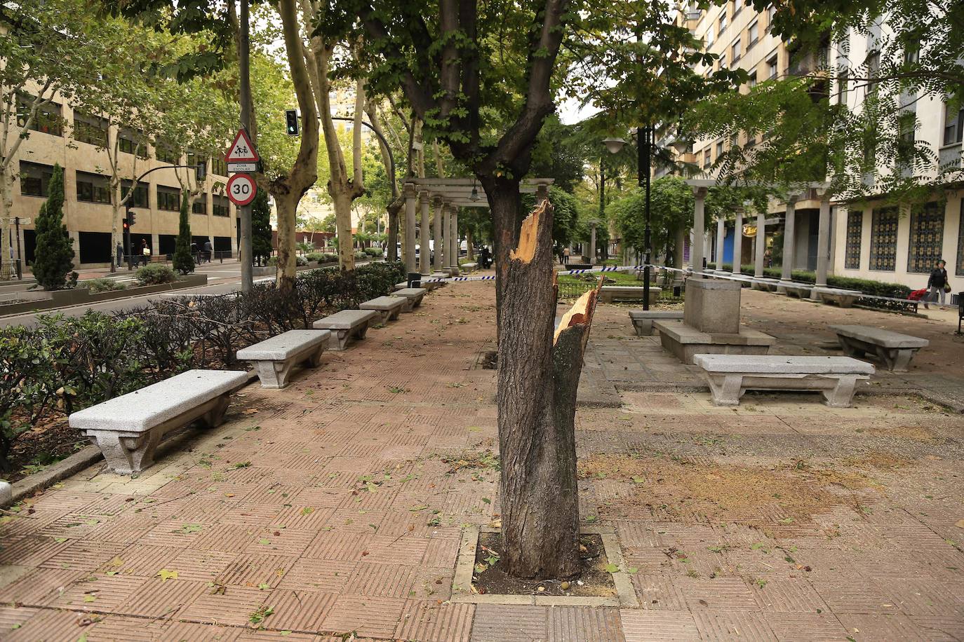 Los efectos de los temporales en Salamanca, en imágenes