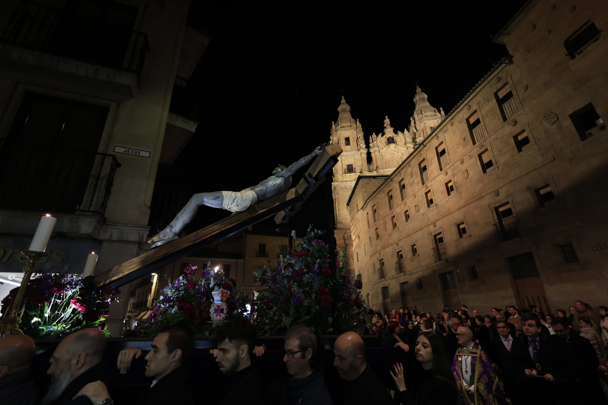 Tradicional Vía Crucis de la Junta de Semana Santa de Salamanca