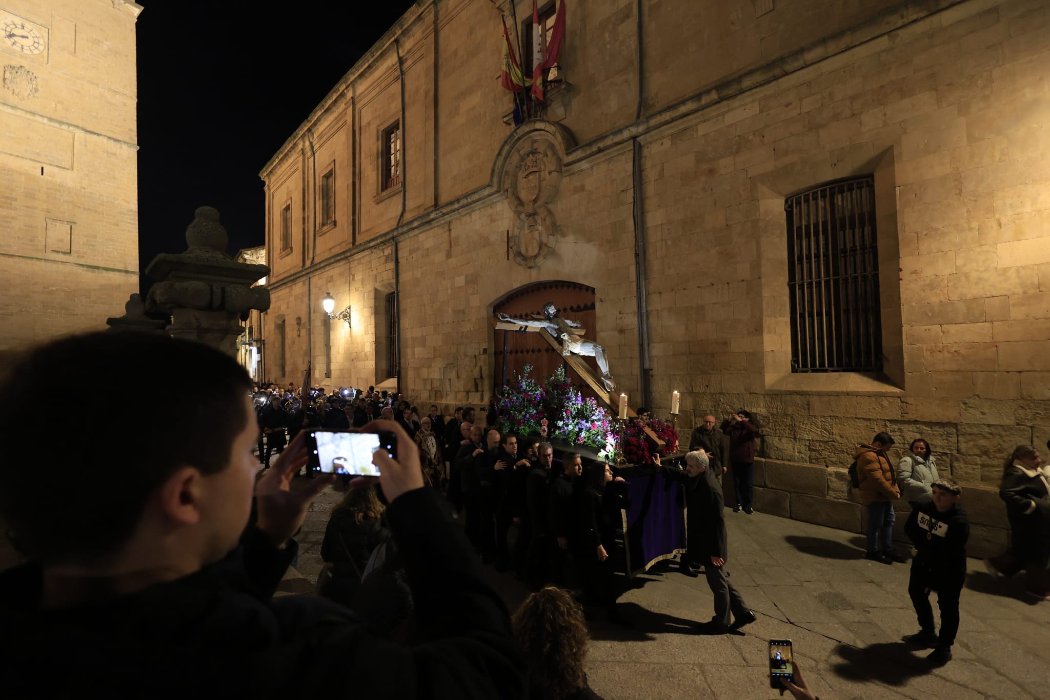 Tradicional Vía Crucis de la Junta de Semana Santa de Salamanca