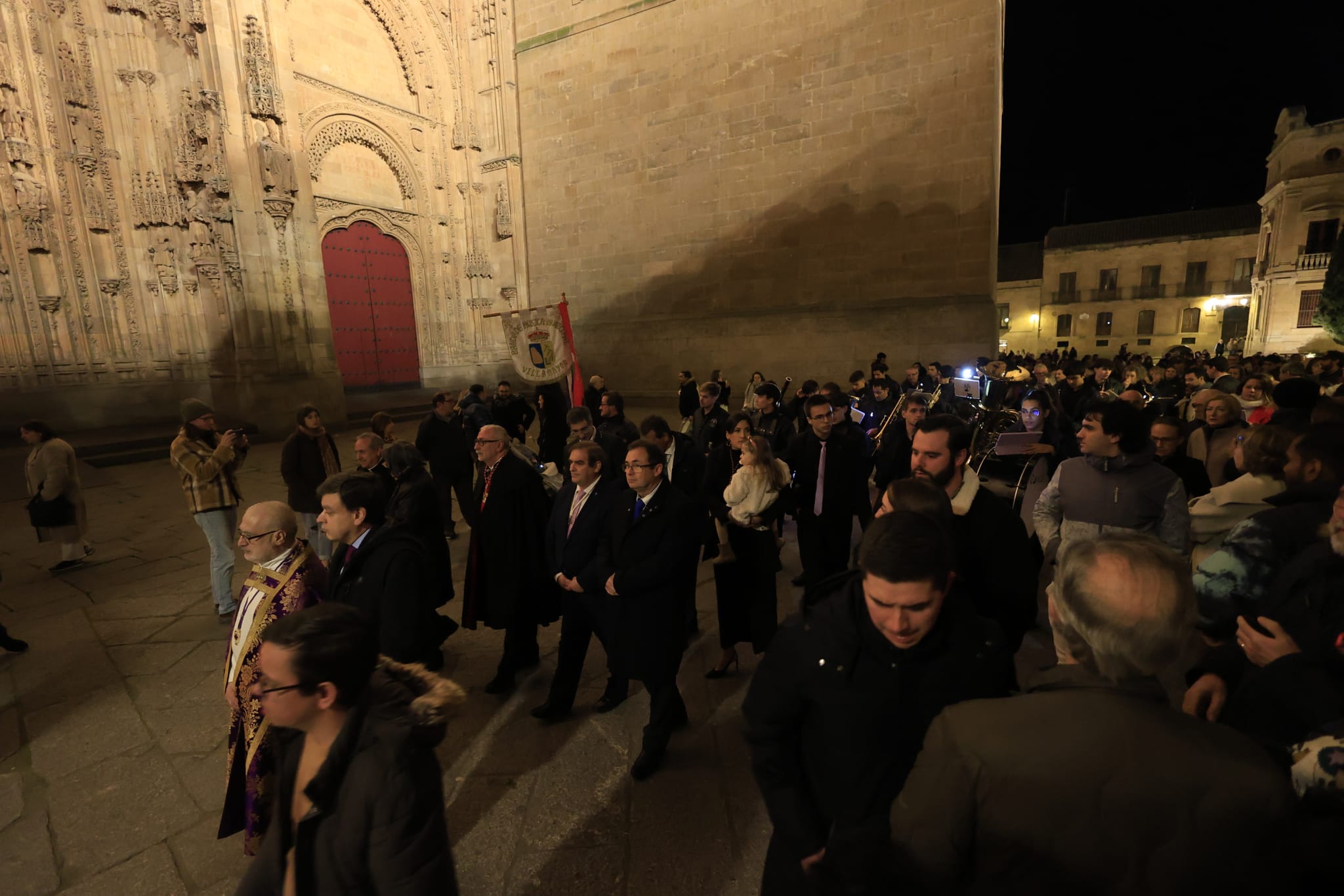 Tradicional Vía Crucis de la Junta de Semana Santa de Salamanca