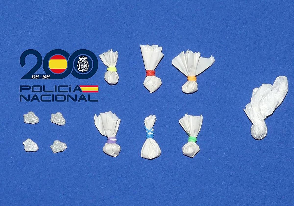 Sustancias incautadas al joven