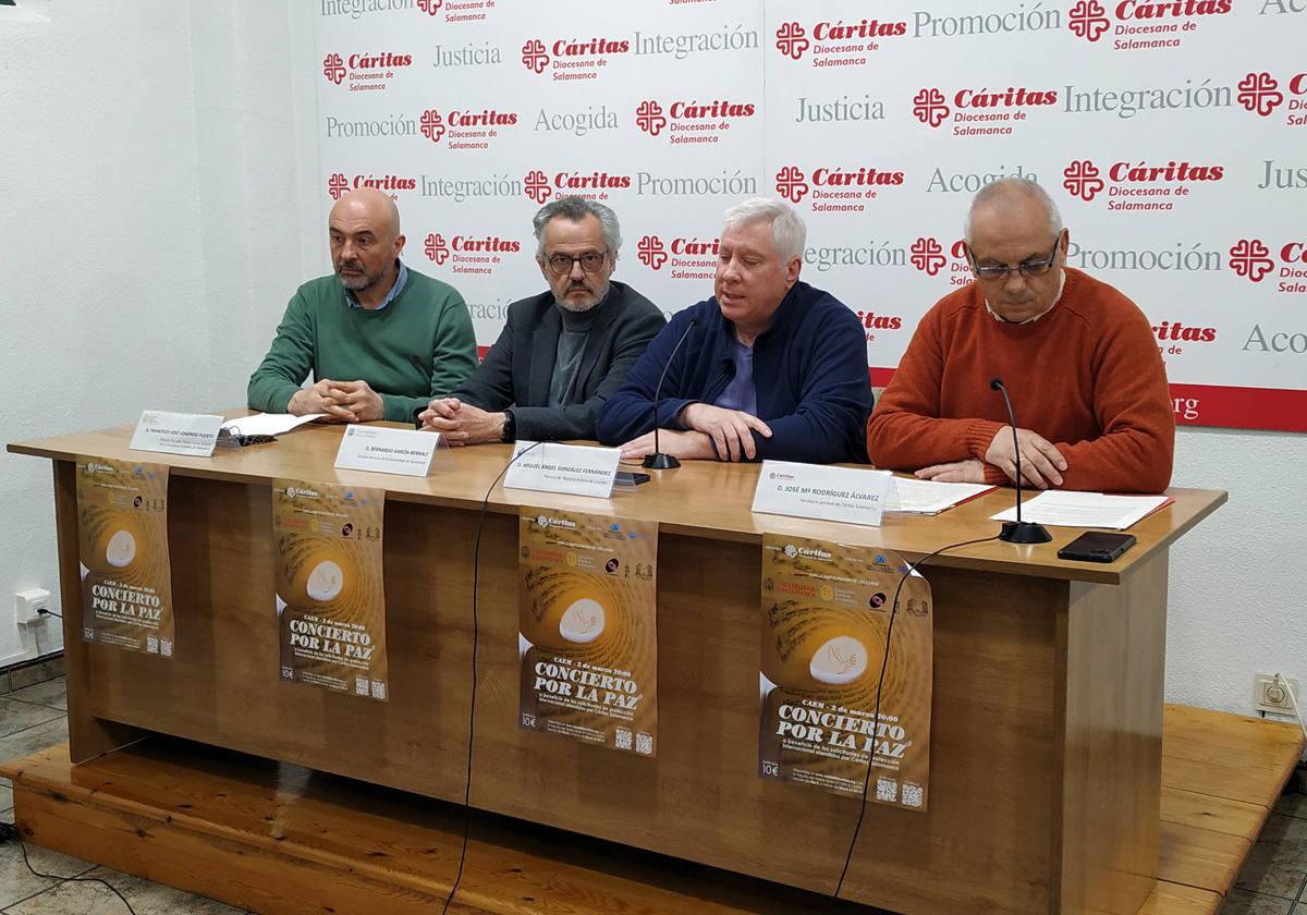 El CAEM acogerá el 2 de marzo el 'Concierto por la Paz' de Cáritas Salamanca